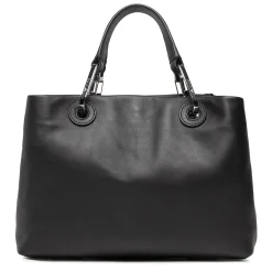 Emporio Armani Sac shopping double porte logo plaque*Femme Sacs À Main