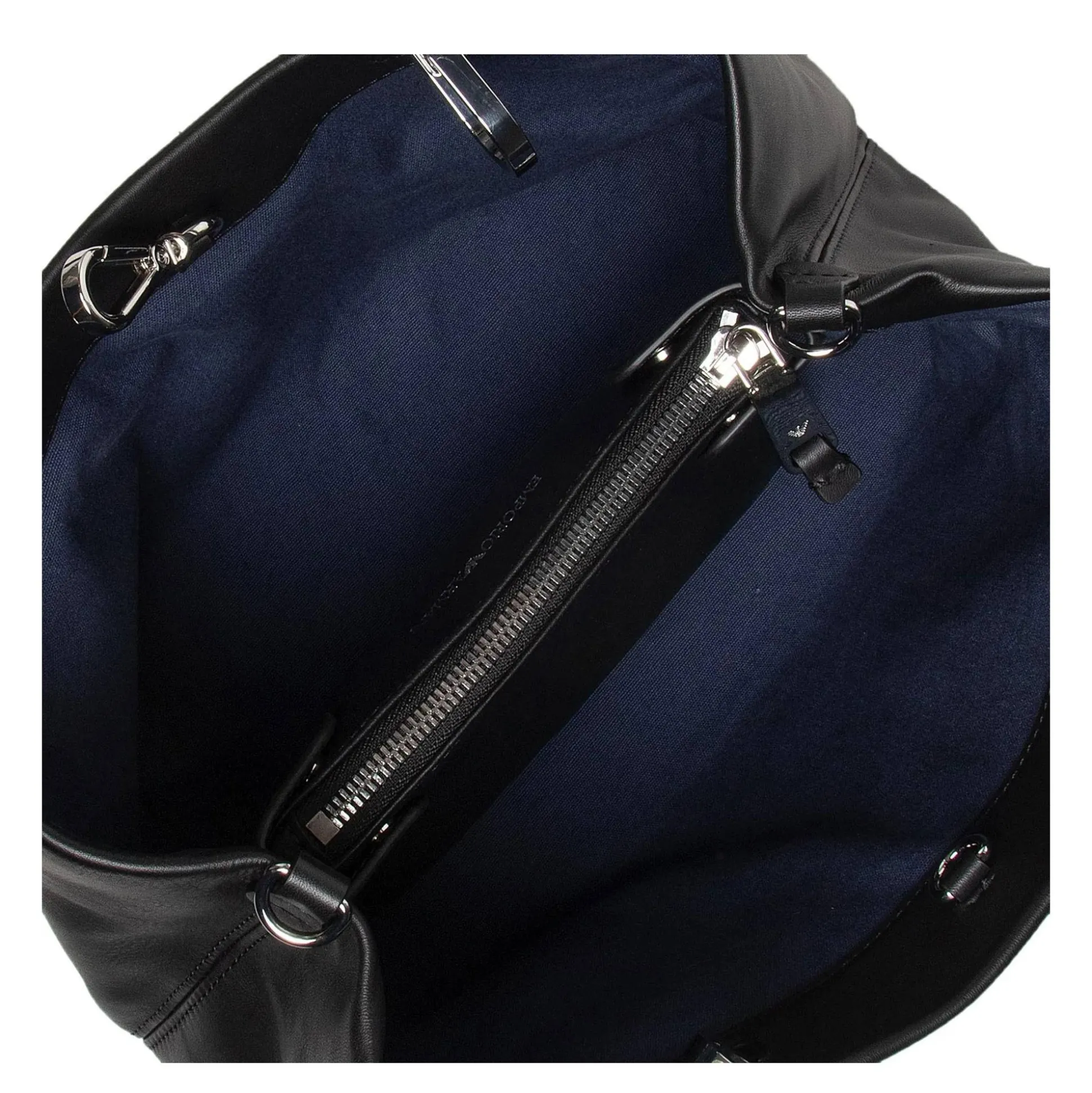 Emporio Armani Sac shopping double porte logo plaque*Femme Sacs À Main