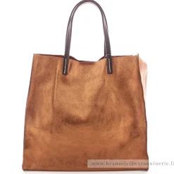Mia & Joy Sac shopping Edelyne irise avec pochette*Femme Sacs Cabas