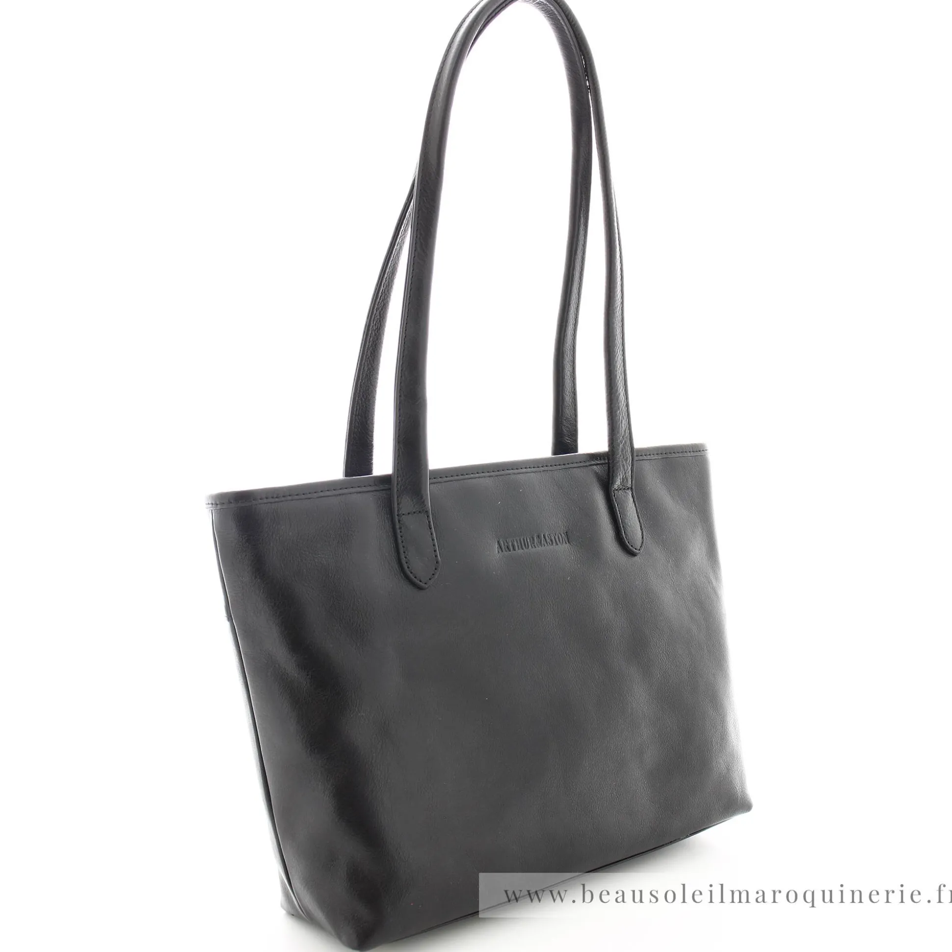 Arthur Aston Sac shopping Edith cuir taille M*Femme Sacs Cabas