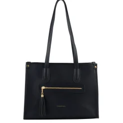 Francinel Sac shopping Naelle effet graine avec pompon*Femme Sacs Cabas