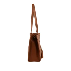Francinel Sac shopping Naelle effet graine avec pompon*Femme Sacs Cabas