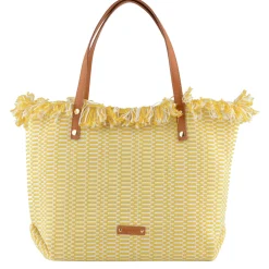 Mia & Joy Sac shopping porte main Elsy en toile*Femme Sacs À Main|Sacs Cabas