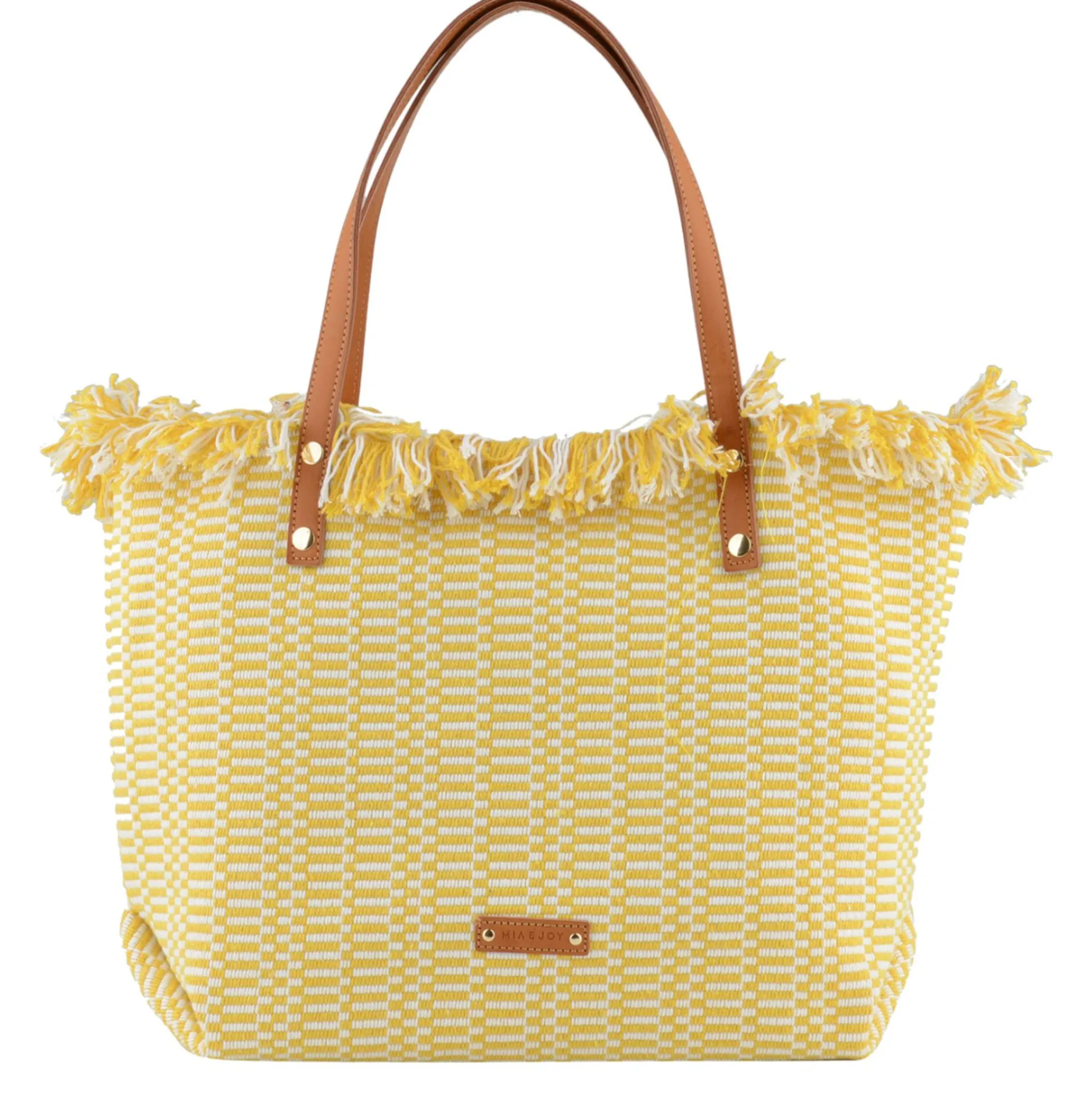 Mia & Joy Sac shopping porte main Elsy en toile*Femme Sacs À Main|Sacs Cabas