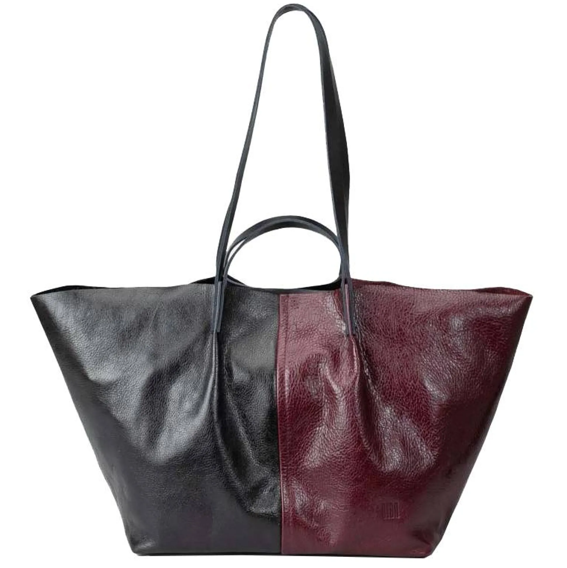 Biba Sac shopping Woody Lux cuir bicolore*Femme Sacs Cabas