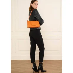 Lancaster Sac trotteur a rabat aimante Paris PAD*Femme Sacs Porté Épaule