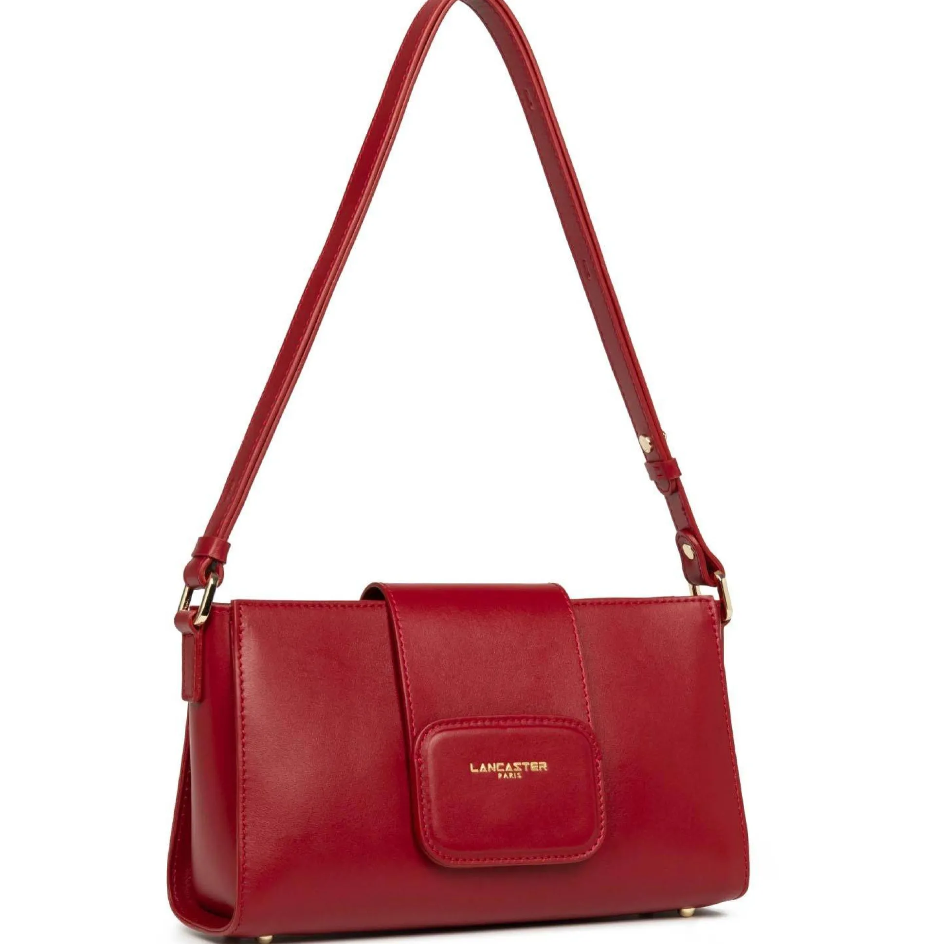 Lancaster Sac trotteur a rabat aimante Paris PAD*Femme Sacs Porté Épaule