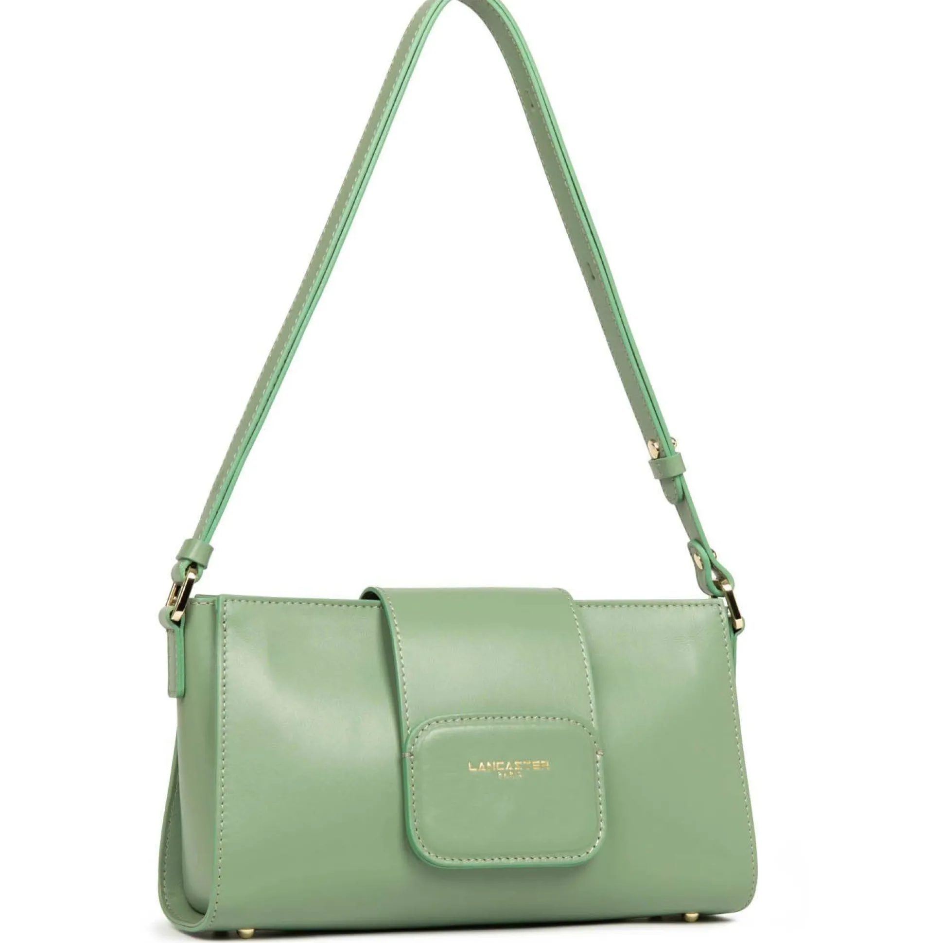 Lancaster Sac trotteur a rabat aimante Paris PAD*Femme Sacs Porté Épaule
