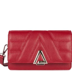 Lancaster Sac trotteur a rabat en cuir graine L'Alpha*Femme Sacs Bandoulière