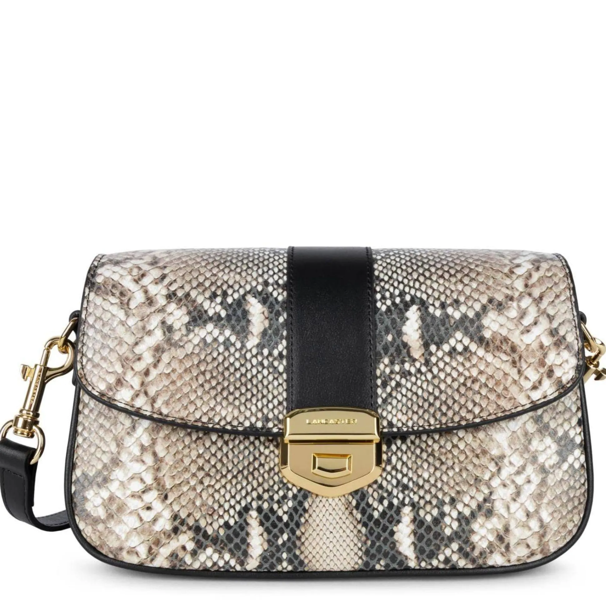 Lancaster Sac trotteur a rabat M Python Fia*Femme Sacs Bandoulière