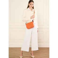 Lancaster Sac trotteur a rabat Milano Bao en cuir*Femme Sacs Bandoulière