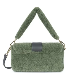 Lancaster Sac trotteur a rabat Moumoute*Femme Sacs Porté Épaule