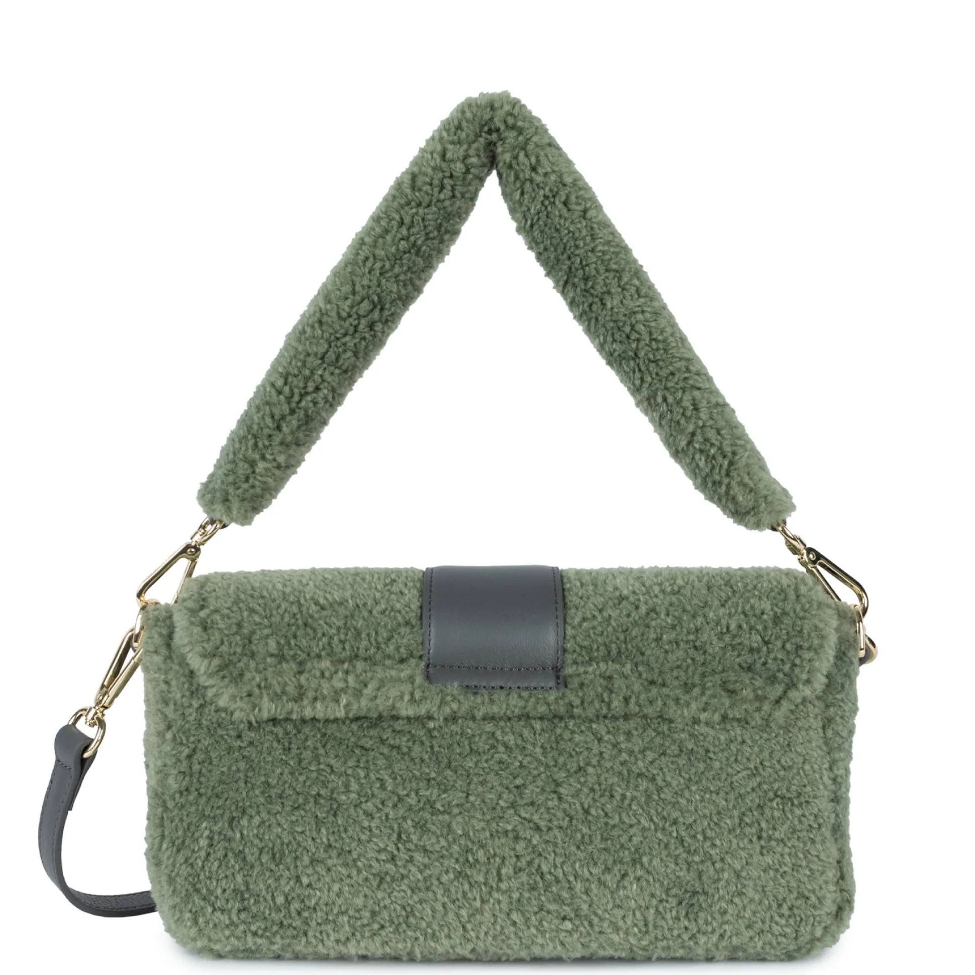 Lancaster Sac trotteur a rabat Moumoute*Femme Sacs Porté Épaule
