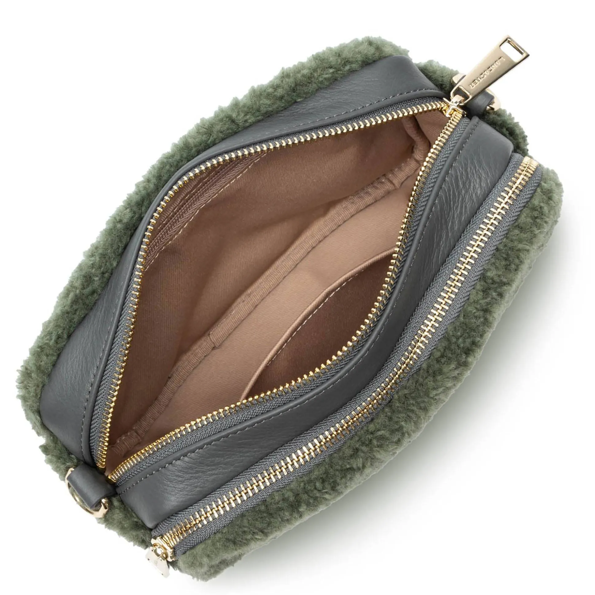 Lancaster Sac trotteur effet polaire Moumoute*Femme Sacs Bandoulière