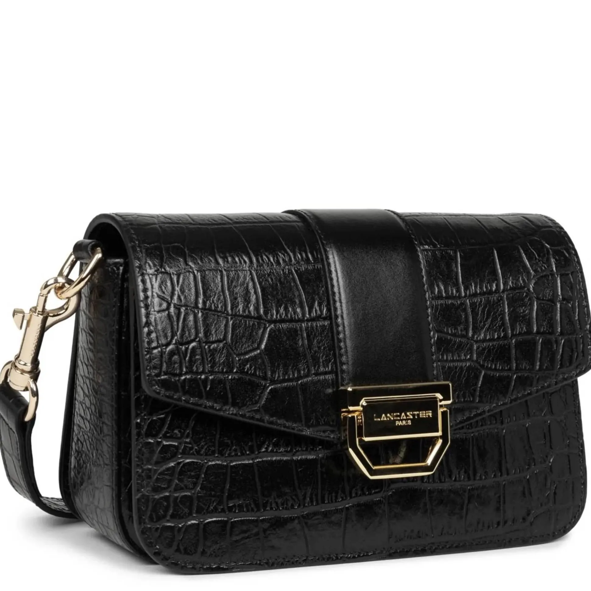 Lancaster Sac trotteur Exotic Valor en cuir effet croco - Fabrique en Italie*Femme Sacs Bandoulière