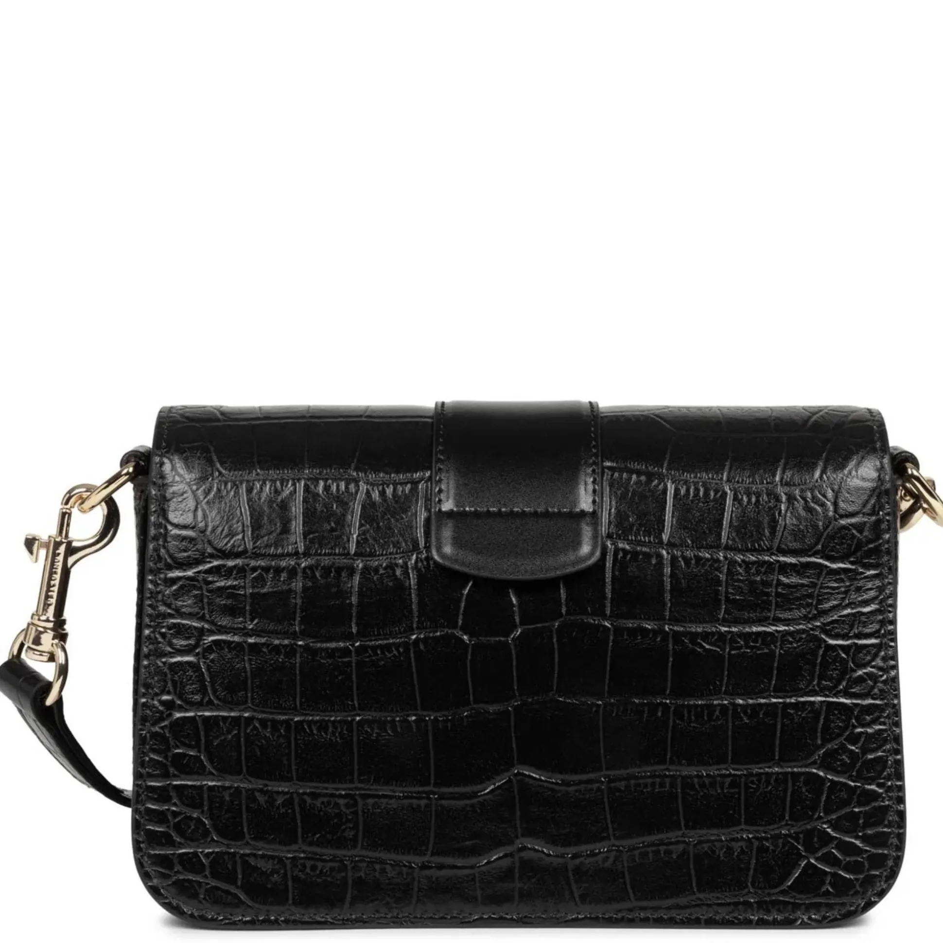 Lancaster Sac trotteur Exotic Valor en cuir effet croco - Fabrique en Italie*Femme Sacs Bandoulière
