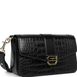 Lancaster Sac trotteur Exotic Valor a rabat croco*Femme Sacs Bandoulière