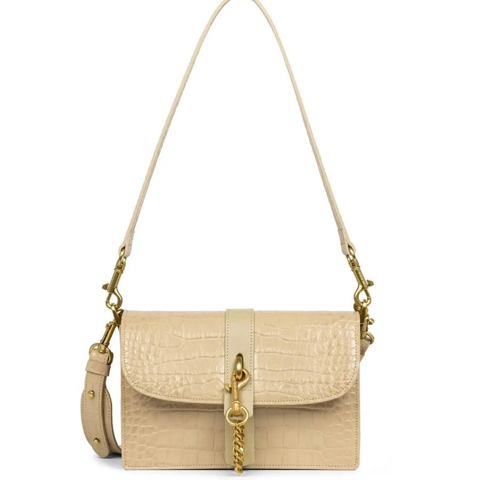 Lancaster Sac trotteur Jodie a rabat avec fermoir*Femme Sacs Bandoulière