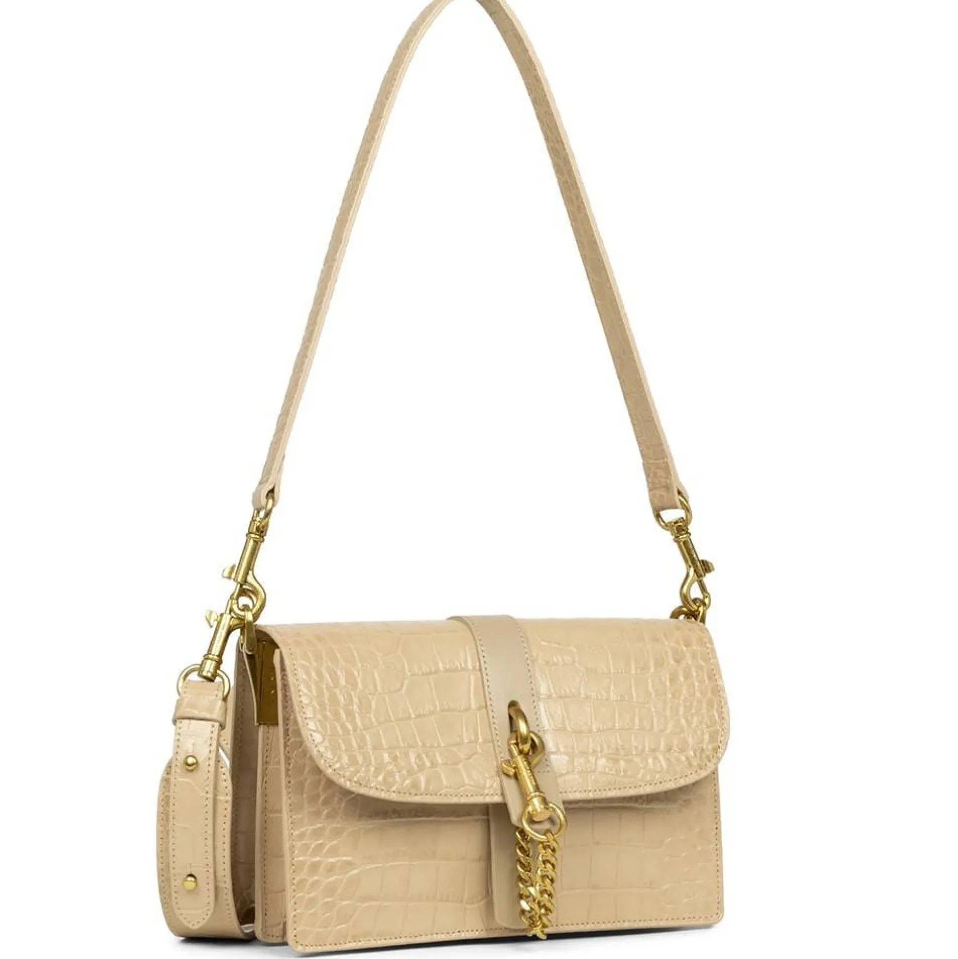 Lancaster Sac trotteur Jodie a rabat avec fermoir*Femme Sacs Bandoulière