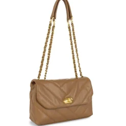 Lancaster Sac trotteur M Soft Matelasse rabat fermoir*Femme Sacs Bandoulière