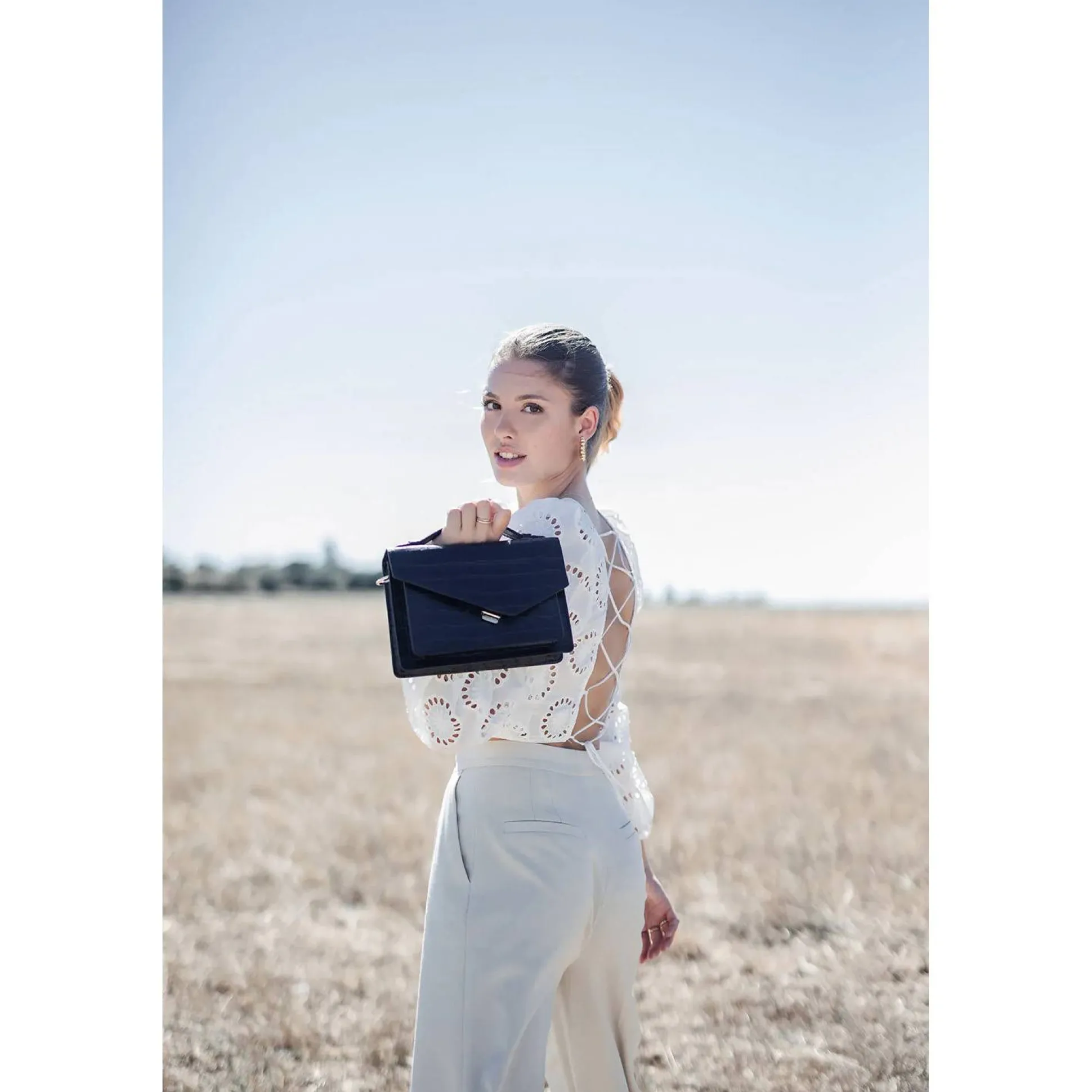 Lancaster Sac trotteur Zoe a rabat avec fermoir*Femme Sacs Bandoulière