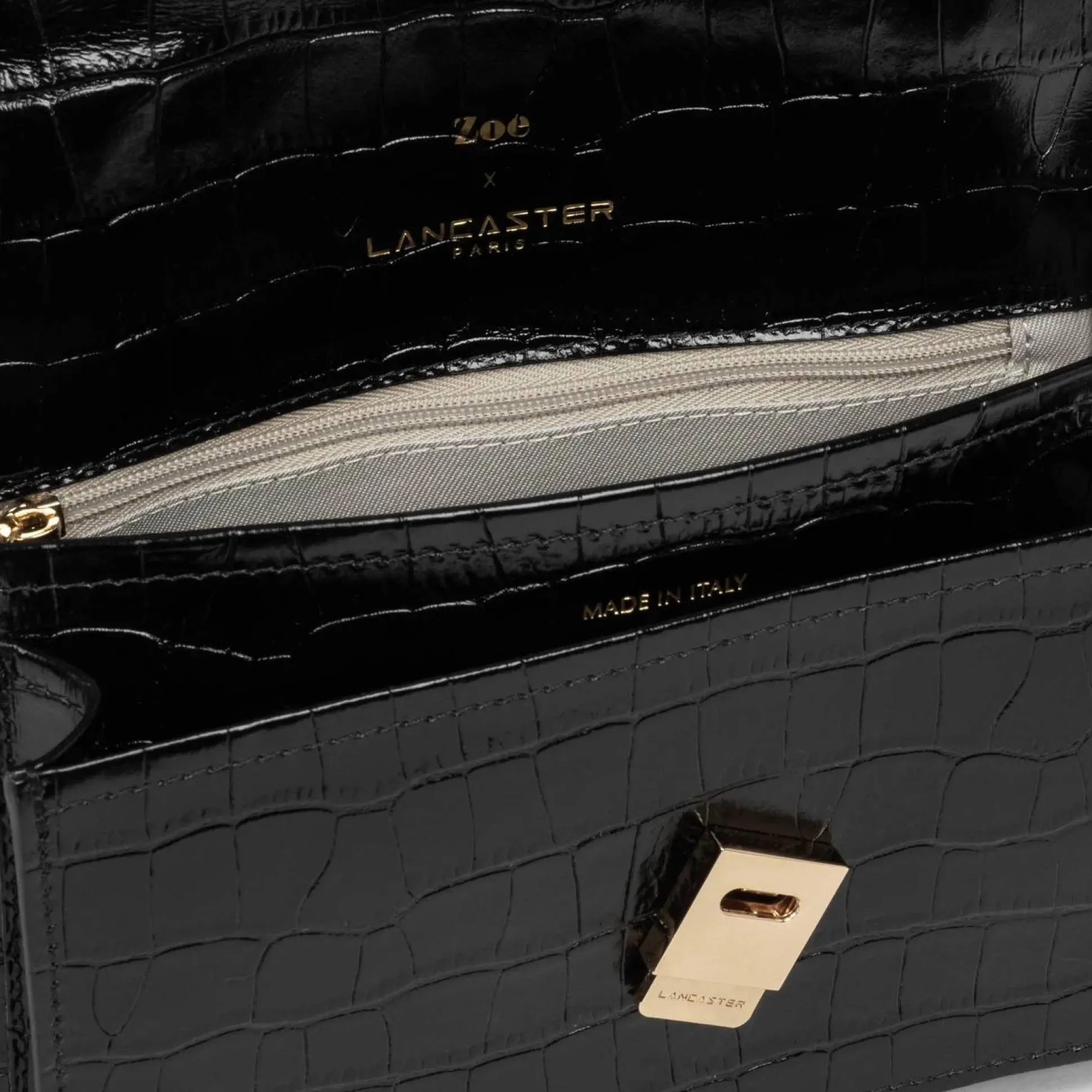 Lancaster Sac trotteur Zoe a rabat avec fermoir*Femme Sacs Bandoulière