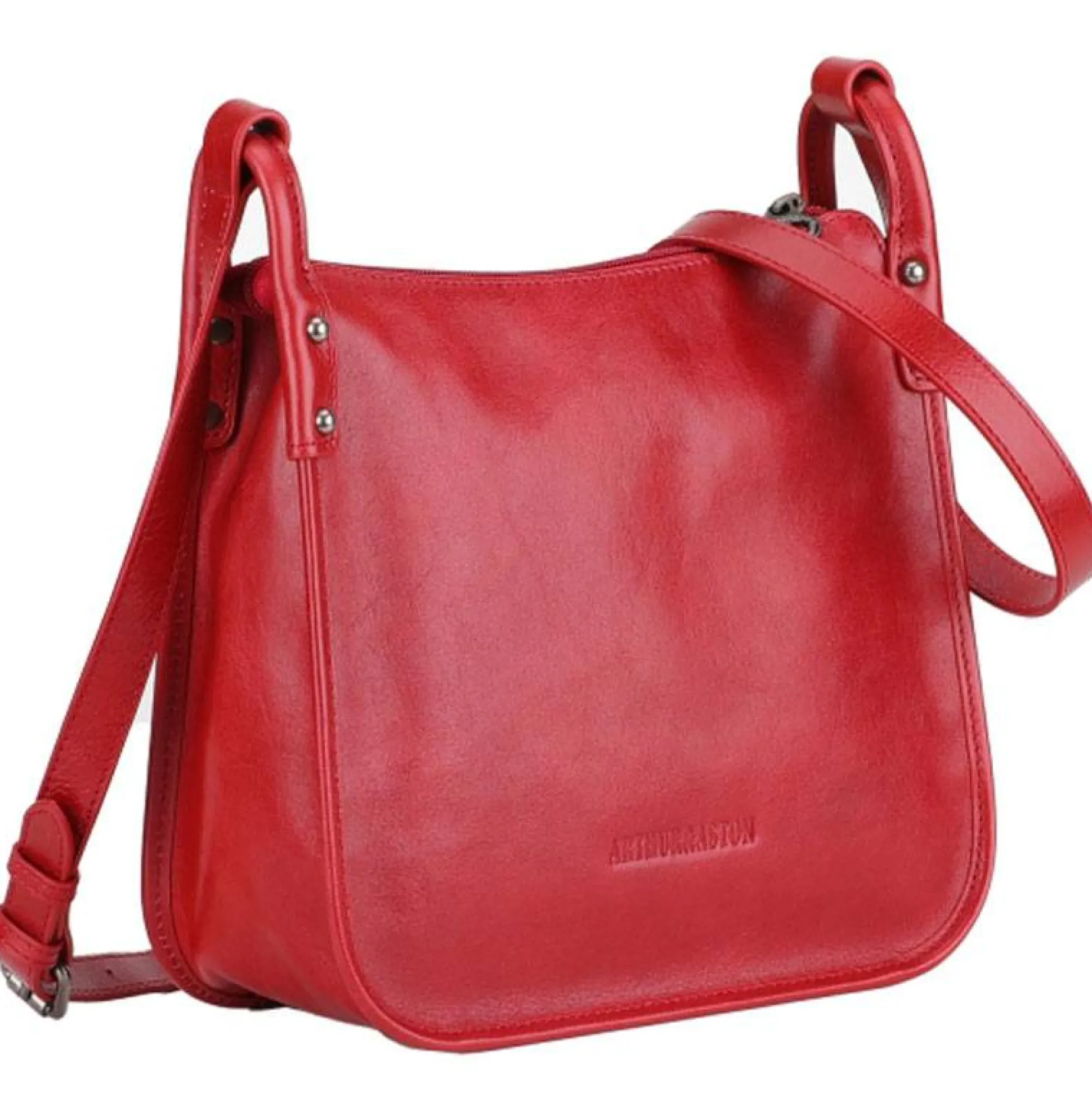 Arthur Aston Sac zippe Edith porte travers en cuir*Femme Sacs Bandoulière