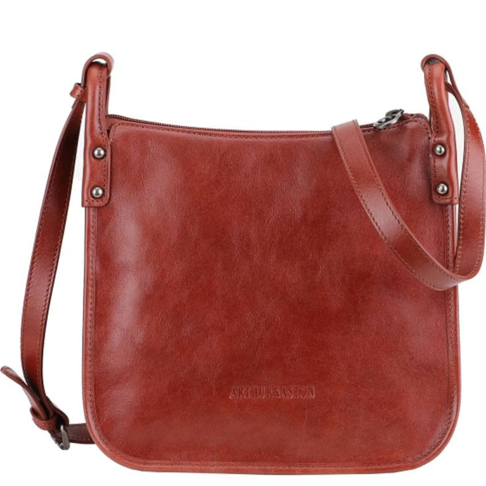 Arthur Aston Sac zippe Edith porte travers en cuir*Femme Sacs Bandoulière