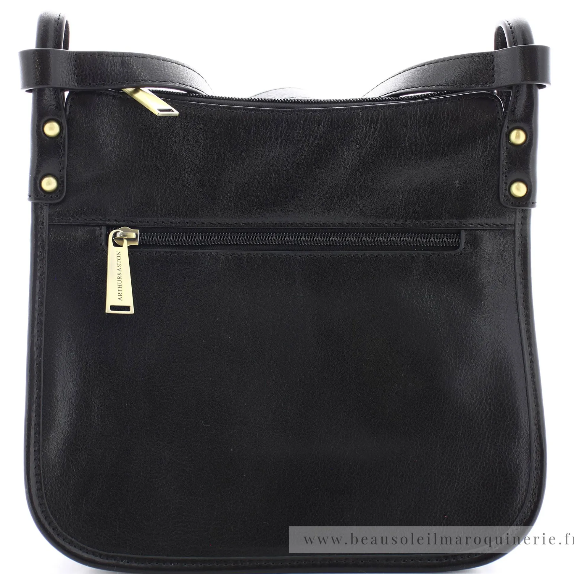 Arthur Aston Sac zippe Edith porte travers en cuir*Femme Sacs Bandoulière