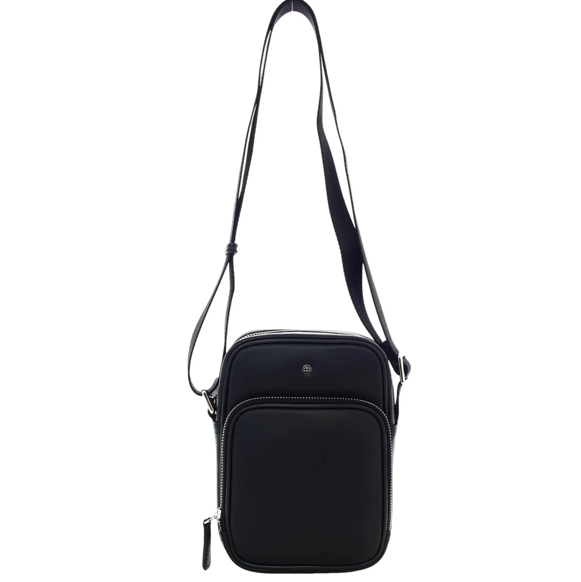 David William Sacoche a bandouliere en cuir lisse*Homme Sacoches Homme