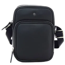 David William Sacoche a bandouliere en cuir lisse*Homme Sacoches Homme