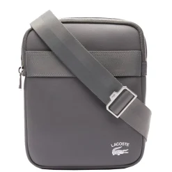 Lacoste Sacoche avec poche plate Practice en cuir*Homme Petites Sacoches Homme