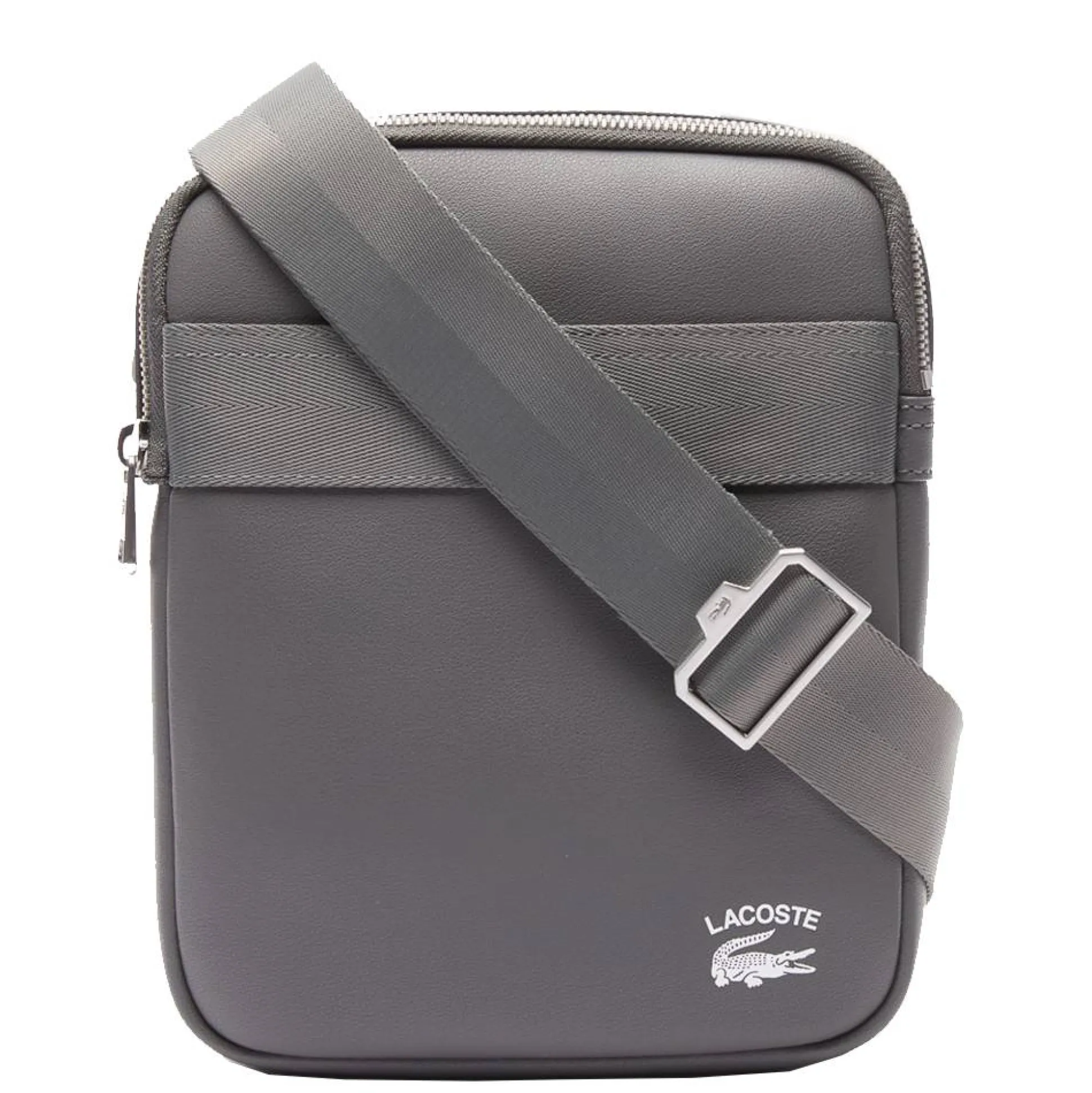 Lacoste Sacoche avec poche plate Practice en cuir*Homme Petites Sacoches Homme