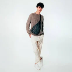 Chabrand Sacoche bandouliere Icone motif logo*Homme Petites Sacoches Homme|Sacoches Homme