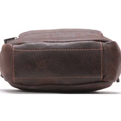 Arthur Aston Sacoche en cuir destroy Cristiano*Homme Petites Sacoches Homme