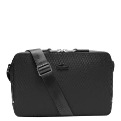 Lacoste Sacoche homme Chantaco en cuir pique*Homme Sacoches Homme