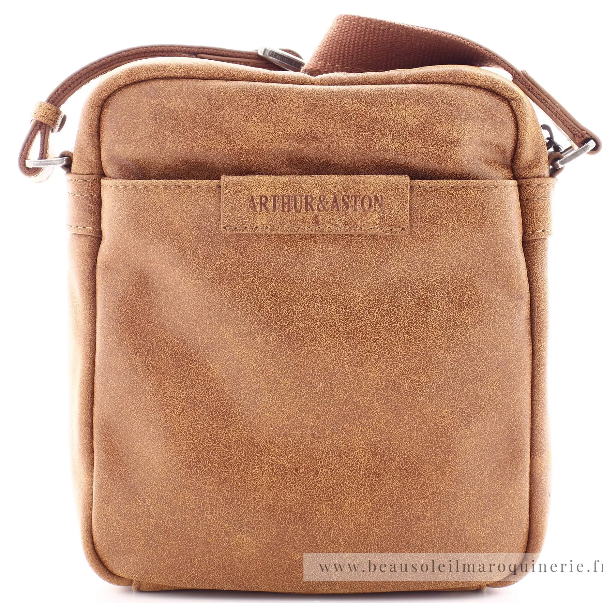 Arthur Aston Sacoche homme Diego en cuir M*Homme Petites Sacoches Homme