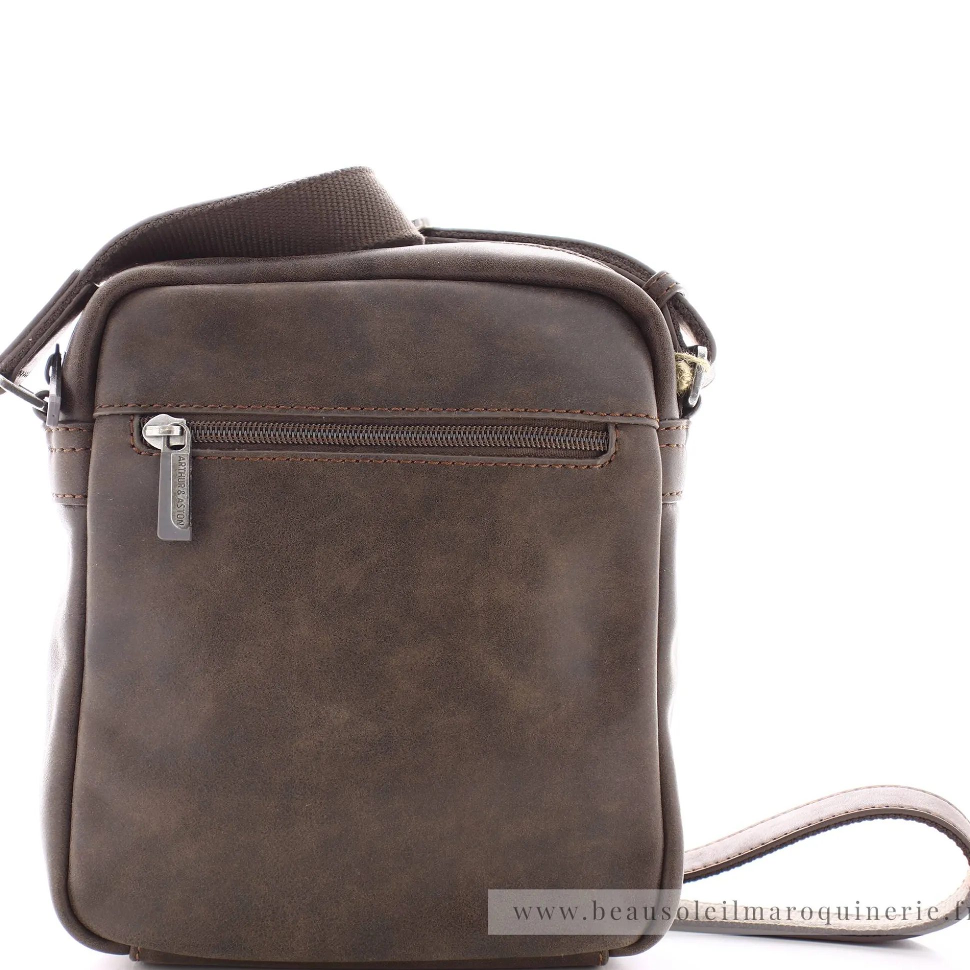 Arthur Aston Sacoche homme Diego en cuir M*Homme Petites Sacoches Homme