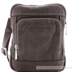 Arthur Aston Sacoche pochette homme en cuir Destroy*Homme Petites Sacoches Homme