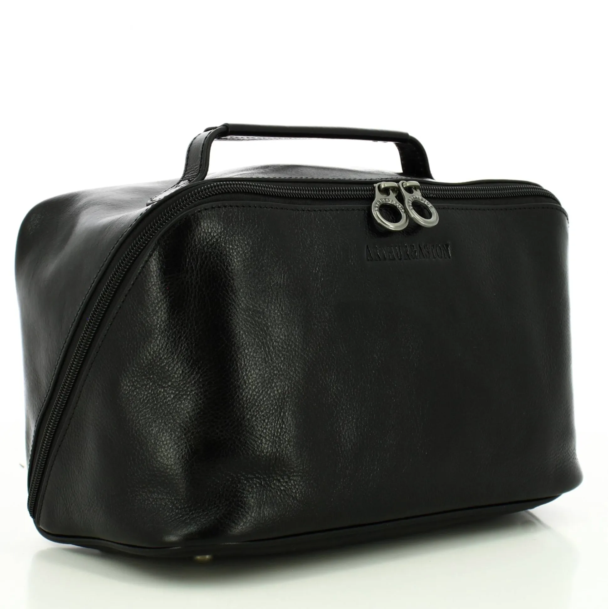 Arthur Aston Trousse de toilette double Edith en cuir* Trousses De Toilette