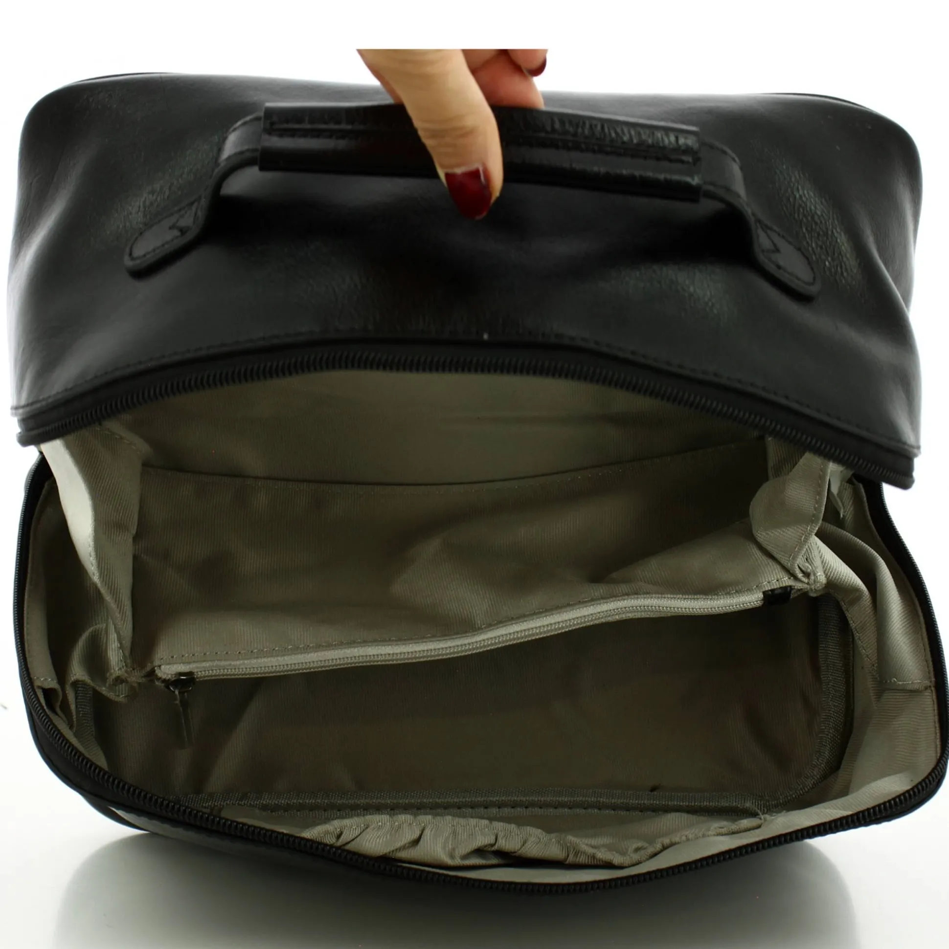 Arthur Aston Trousse de toilette double Edith en cuir* Trousses De Toilette